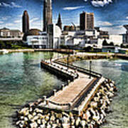 Cleveland Inner Harbor - Cleveland Ohio - 1 Poster