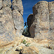Climber City Of Rocks Poster