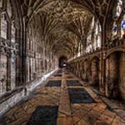 Cloister Of Gloucester Cathedral Poster