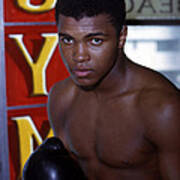 Close Up Of Muhammad Ali Poster
