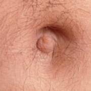 Close-up Of The Navel (belly Button) Of A Man Poster