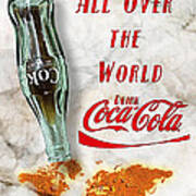 Coca Cola Loved All Over The World 2 Poster