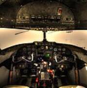 Cockpit - Lockheed Model 18 Lodestar Poster