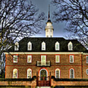 Colonial Williamsburg Capitol Building Poster