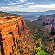 Colorado National Monument Red Canyon Panorama Poster