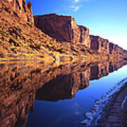 Colorado River Reflection Poster