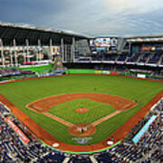 Colorado Rockies V Miami Marlins Poster