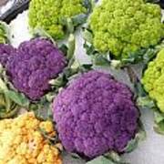 Colorful Cauliflower Poster