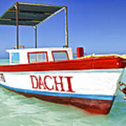 Colorful Fishing Boat Of The Caribbean  #2 Poster