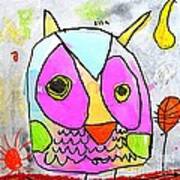 Colorful Owl Poster