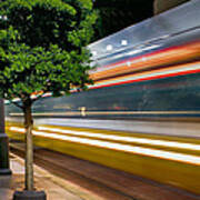 Dallas Commuter Train 052214 Poster