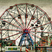 Coney Island Wonder Wheel Poster