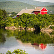 Connecticut River Farm Poster