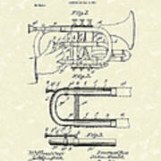 Cornet 1899 Patent Art Poster