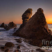 Corona Del Mar At Dusk Poster