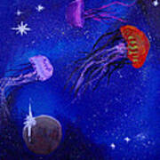 Cosmic Jellyfish Poster