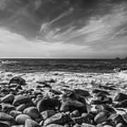 Cot Valley Porth Nanven 4 Black And White Poster