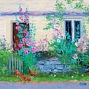 Cottage Garden By Jan Matson Poster