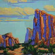 Courthouse Rock In Sedona Poster