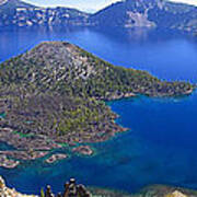 Crater Lake Panorama 090914a Poster