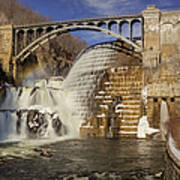 Croton Dam And Rainbow Poster