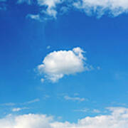 Cumulus Clouds Poster