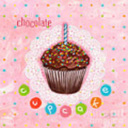 Cupcake-chocolate Poster