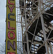 Cyclone - Roller Coaster Poster