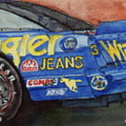 Dale Earnhardt's 1987 Chevrolet Monte Carlo Aerocoupe No. 3 Wrangler Poster