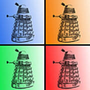 Dalek Pop Art Poster