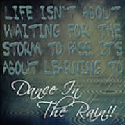 Dance In The Rain I Poster