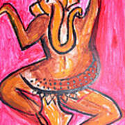 Dancing Ganesha-a2 Poster