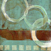 Dangling Conversation Monoprint Poster