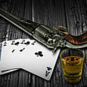Dead Man's Hand Aces And Eights Poster