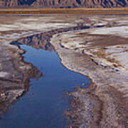Death Valley Salt Stream #1 Poster