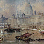 Design For The Thames Embankment Poster