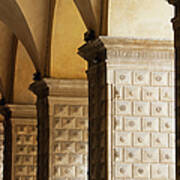 Detail Of A Row Of Arched Colonnades Poster