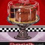 Diner Desserts - Chocolate Cake Poster