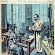 Discovery Of Radium By The Curies Poster