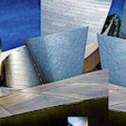 Disney Concert Hall-montage (color Version) Poster