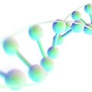 Dna Molecule, Computer Artwork Poster