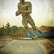 Doak Walker Statue Poster