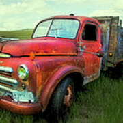 Dodge Farm Truck Poster