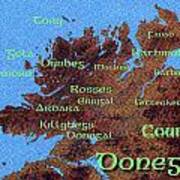 Donegal Place Names Poster