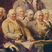 Drafting The Declaration Of Independence, 28th June 1776, C.1817 Oil On Canvas Detail Of 702745 Poster