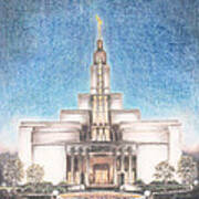 Draper Utah Lds Temple Poster