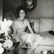 Duchess Of Windsor In Her Paris Home Poster