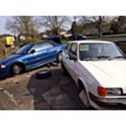 E46 330 Or Mk2 Fiesta With Xr2 Poster