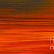 Abstract Earth Motion Sun Burnt Poster