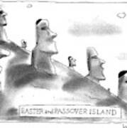 Easter And Passover Island Poster